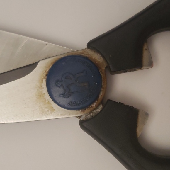 J.A. Henckels 41365-001 3" STAINLESS  Kitchen Shears SCISSORS 8" OAL SERRATED - Picture 3 of 3